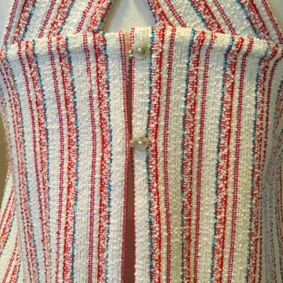 Madewell Boucle Striped Split Back Tank Top - Picture 6 of 11